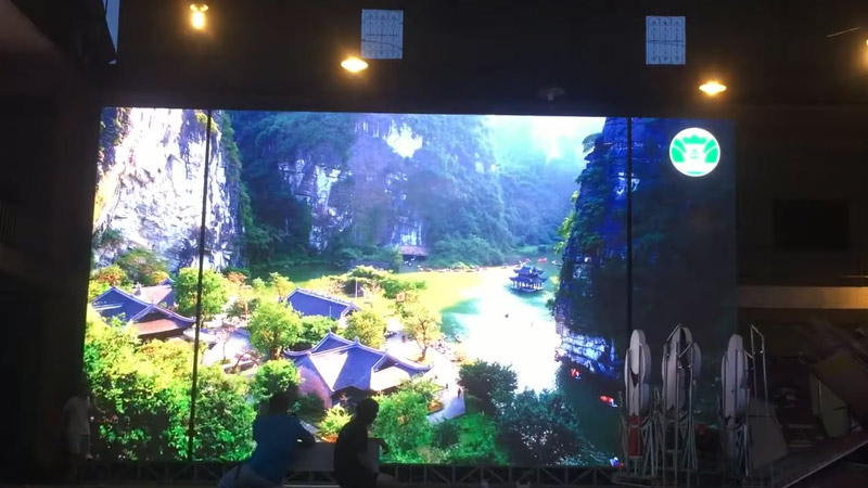 Thi công màn hình LED trong nhà tại Sở Văn Hóa, Thể Thao và Du Lịch tỉnh Lạng Sơn