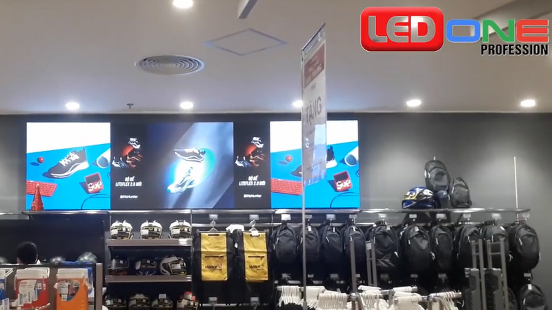 màn hình LED P2.5 Cho hãng thời trang thiết bị thể thao Biti's Việt Nam