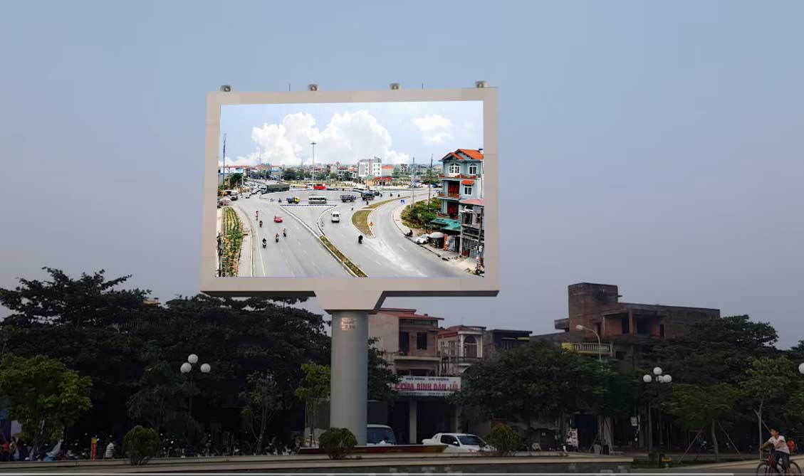 Dự án màn hình Led P8 ngoài trời tại quảng trường thị trấn Hải Hà – Quảng Ninh