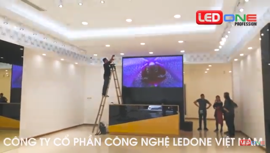 Thi công màn hình LED fullcolor P2.5 trong nhà tại Nem Hải Phòng