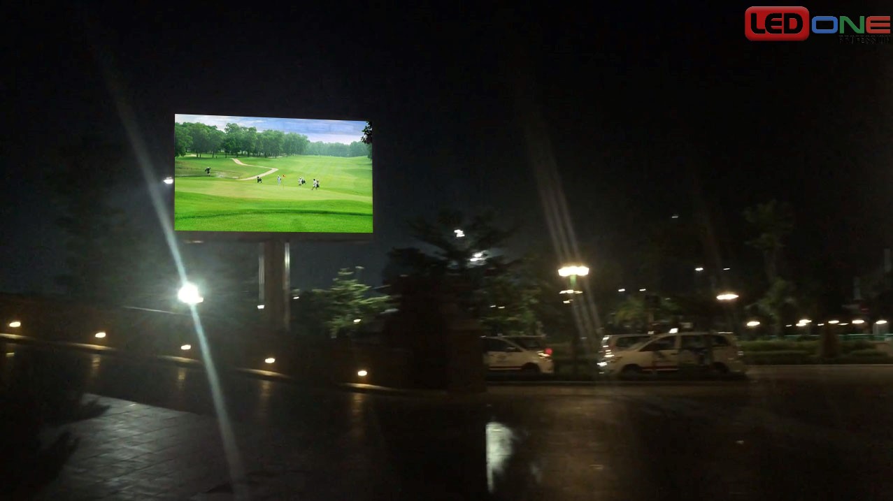 Thi công màn hình LED P3.91 ngoài trời tại sân Golf Tân Sơn Nhất hoạt động ổn định dưới mọi tác động của thời tiết