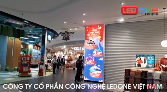 Thi công màn hình LED trong nhà P2 cho siêu thị AEON Hải Phòng
